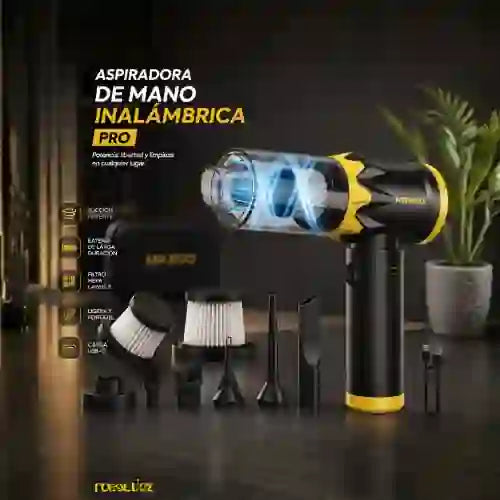 Turbo Vac PRO - Aspiradora Inalambrica de mano